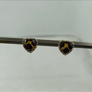 Y2k Betsey Johnson Heart Earrings